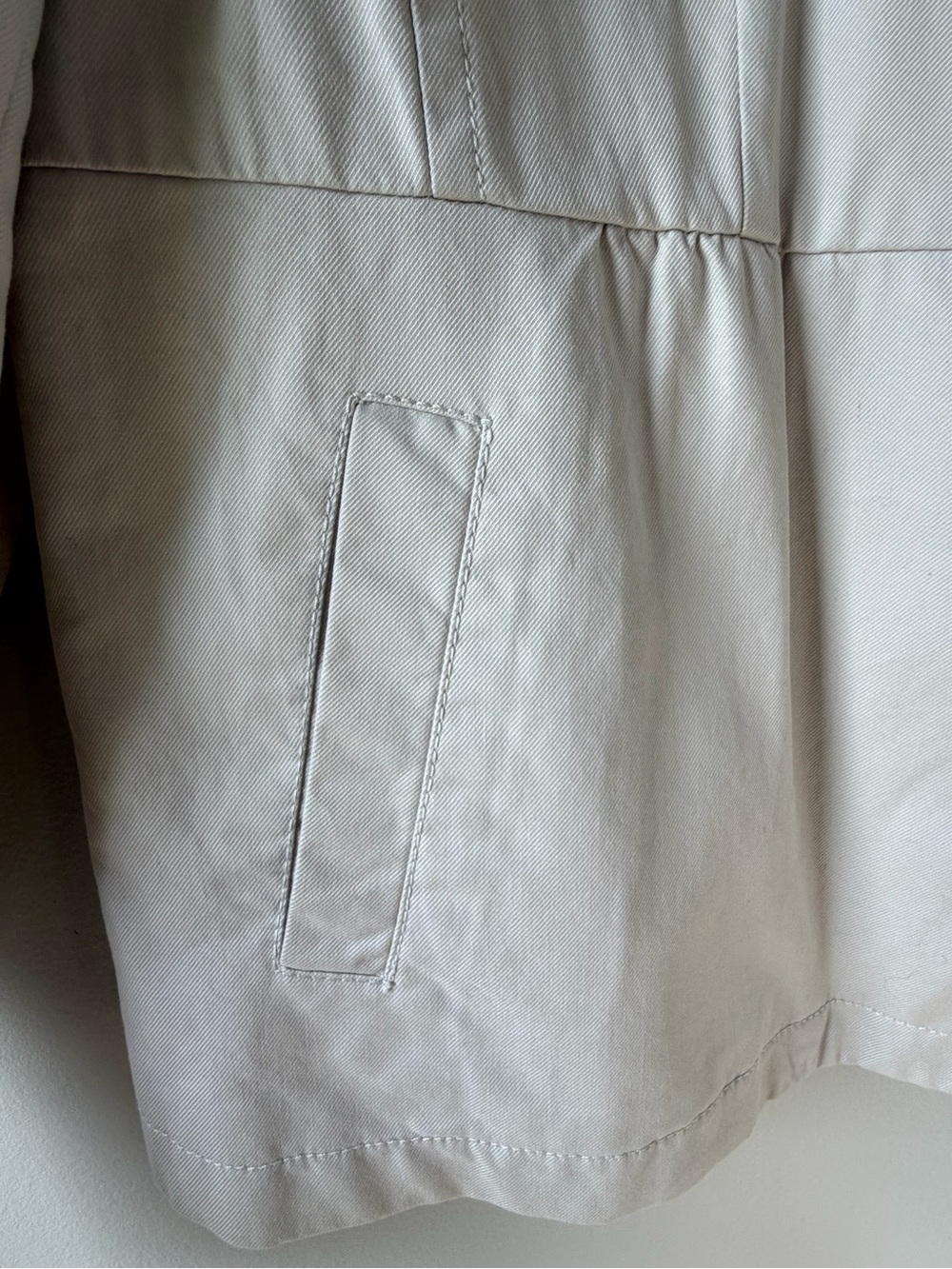 Ann Taylor Cream Utility Jacket - Light Beige - Picture 11 of 15